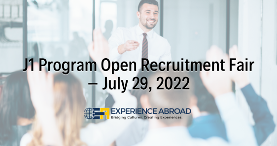 J1 Program Open Recruitment Fair – July 29, 2022 Blog Photo
