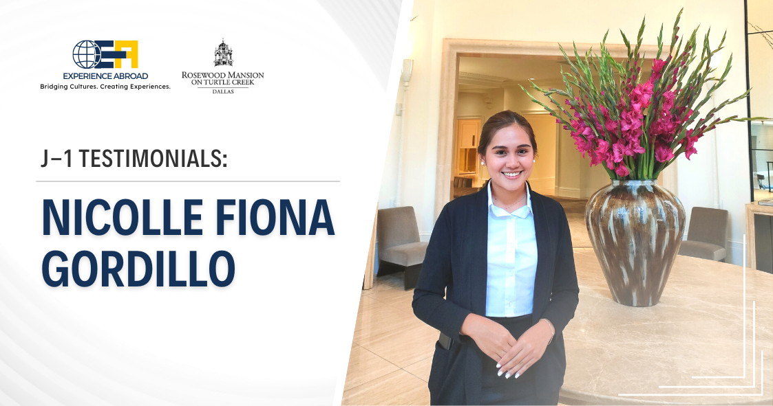 J-1 Testimonials - Nicolle Fiona Gordillo