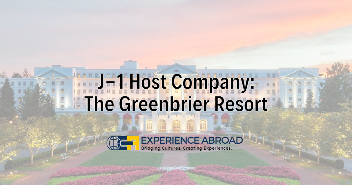 J1 Host Company - The Greenbrier Resort