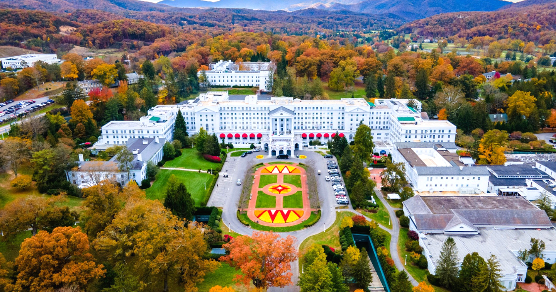 The Greenbrier American Resort Top View